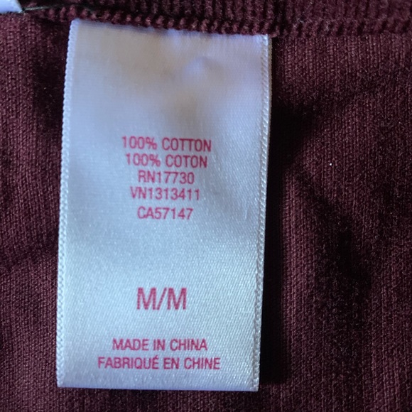 Burgundy Corduroy Skirt - Picture 4 of 4